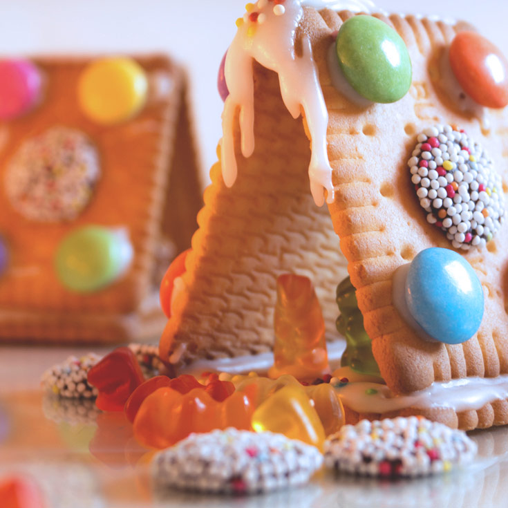 Möchtegern Lebkuchenhaus Aus Butterkeksen - Fraumau